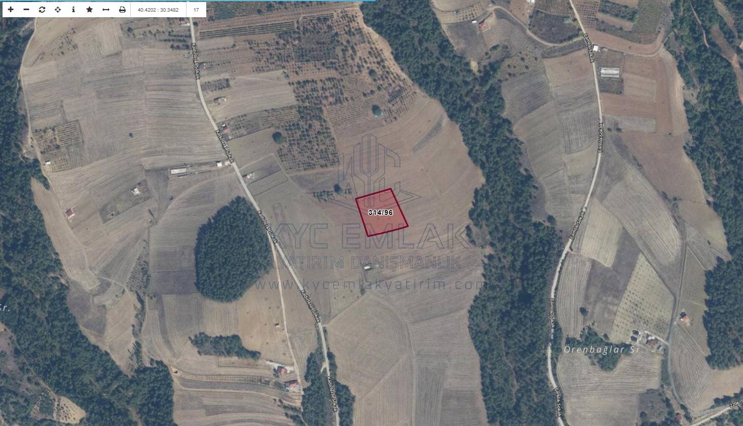 KYC’den Geyve’de Satılık Tarla – Yolu ve Kuyusu Var, fotoğraf 5